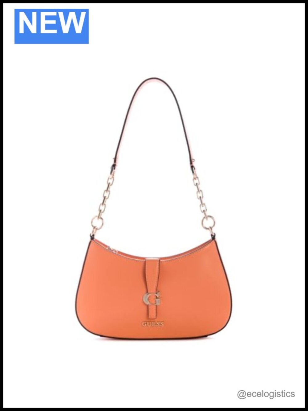 GUESS Carrie Top Zip Shoulder Bag - Faux Leather Satchel